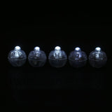 100Pcs/lot Round Flash Ball Lamps Balloon Lights Home Christmas Wedding Party Decor White