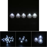 100Pcs/lot Round Flash Ball Lamps Balloon Lights Home Christmas Wedding Party Decor White