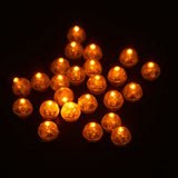 100Pcs/lot Round Flash Ball Lamps Balloon Lights Christmas Wedding Party Decoration Yellow