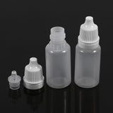 50PCS 10ml Volume Empty Plastic Squeezable Bottles Eye Liquid Container Dropper
