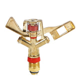 1/2 Inch Connector Brass Rotate Rocker Arm Water Sprinkler Spray Nozzle Garden Irrigation