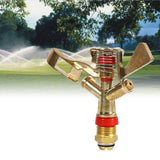1/2 Inch Connector Brass Rotate Rocker Arm Water Sprinkler Spray Nozzle Garden Irrigation - Extra Image