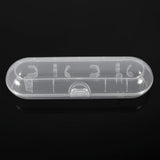 Plastic Electric Toothbrush Storage Organizer Box Case Holder Bathroom Travel Camping Portable - Top-Down View