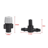 20Pcs Sprinkler Heads Atomizing Nozzle Tee Joints Misting Watering Home Graden Irrigation - Low Angle