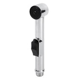 Home Bathroom Handheld Portable Chrome Plated ABS Shattaf Toilet Bidet Shower Spray - 45-Degree Angle