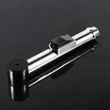 Home Bathroom Handheld Portable Chrome Plated ABS Shattaf Toilet Bidet Shower Spray - Low Angle