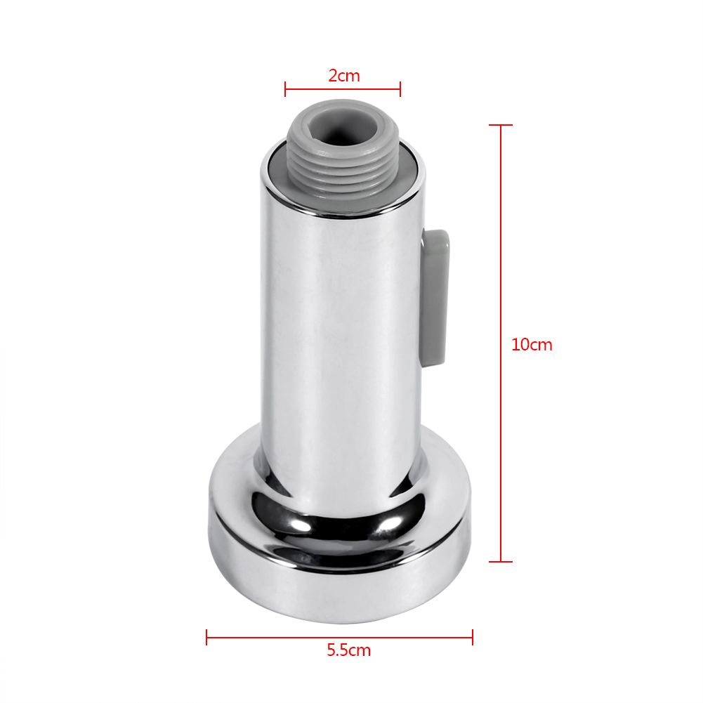 Chrome Finish Dual mode Replacement Home Kitchen Faucet Spray Shower Head Durable