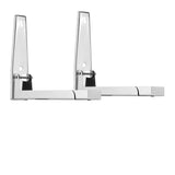 2x Kitchen Stainless Steel Microwave Oven Bracket Sturdy Foldable Stretch Wall Mount Rack Shelf