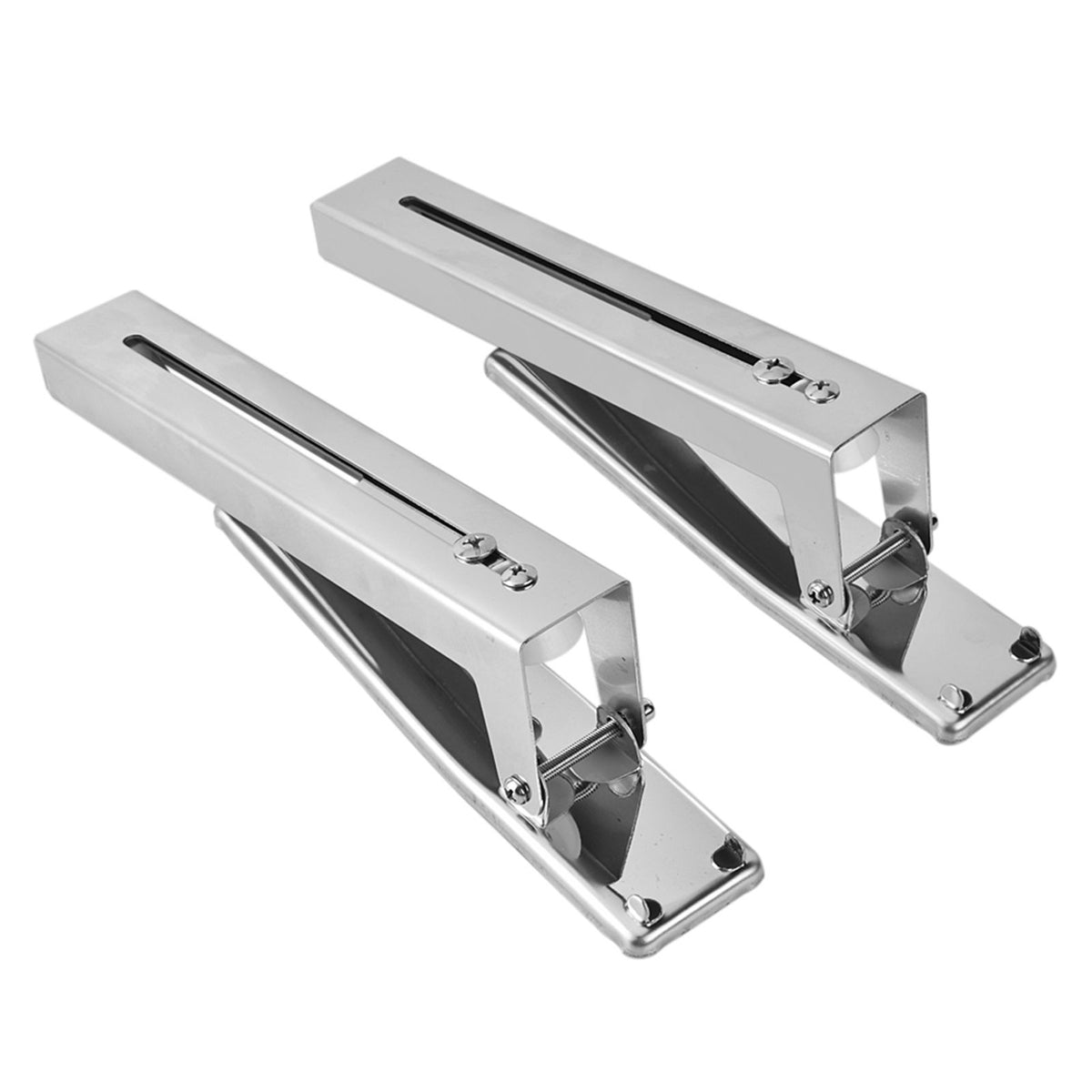 2x Kitchen Stainless Steel Microwave Oven Bracket Sturdy Foldable Stretch Wall Mount Rack Shelf