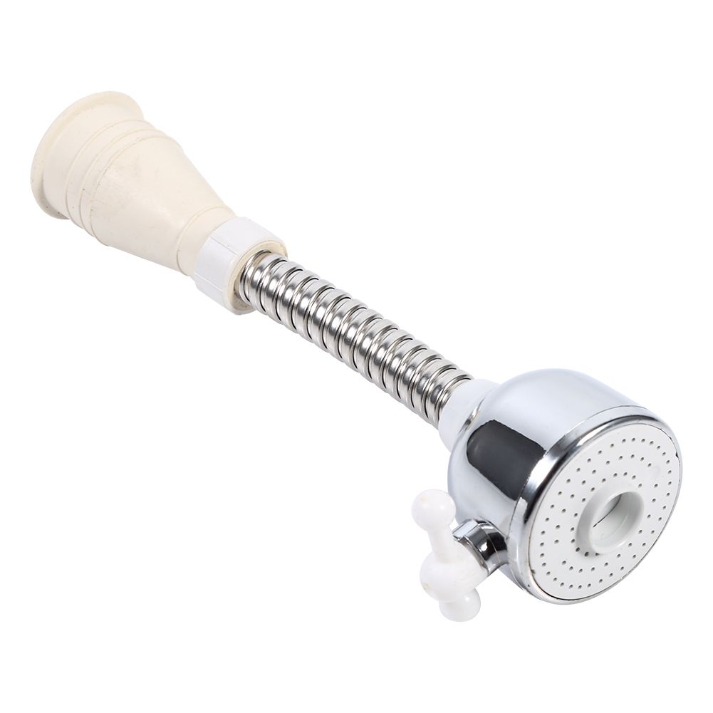 Kitchen Adjustable Water Saving Tap Hose Faucet Aerator Diffuser 360° Swivel Nozzle Spout