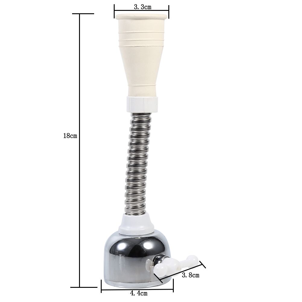 Kitchen Adjustable Water Saving Tap Hose Faucet Aerator Diffuser 360° Swivel Nozzle Spout