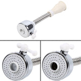 Kitchen Adjustable Water Saving Tap Hose Faucet Aerator Diffuser 360° Swivel Nozzle Spout - Extra Image