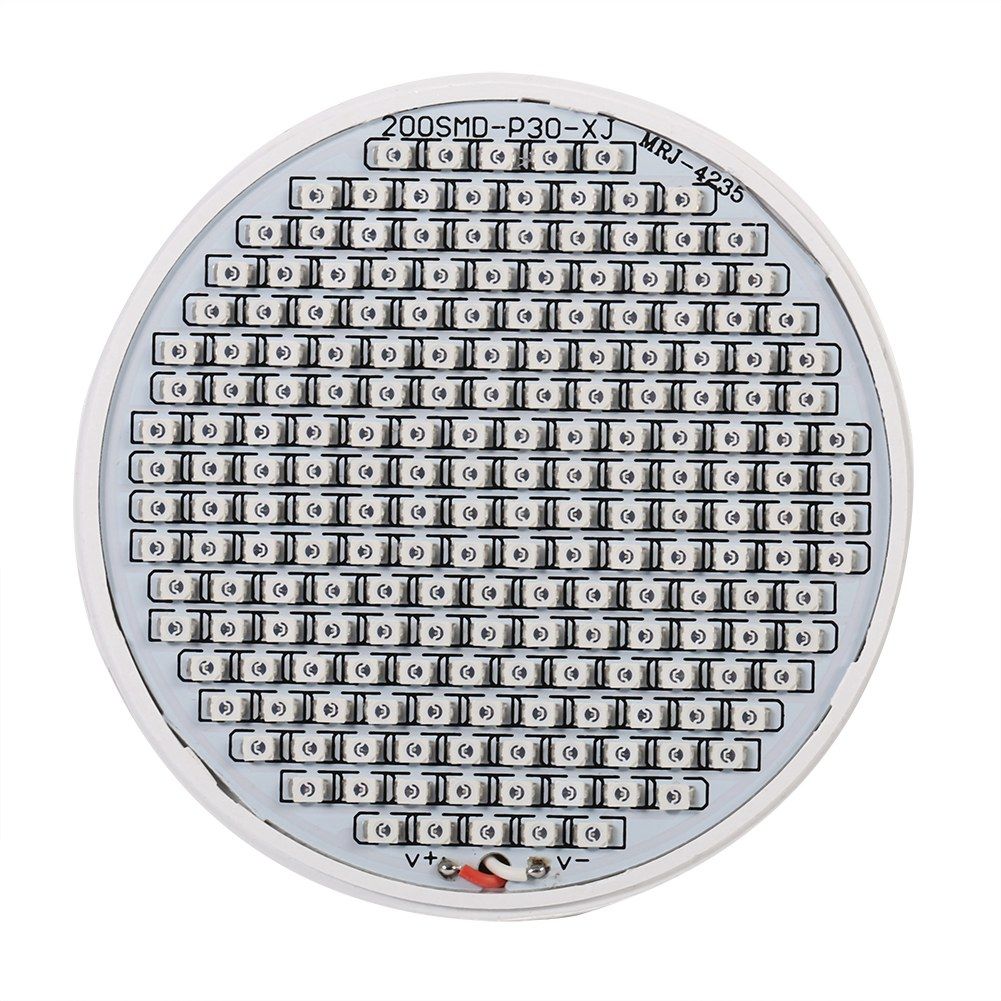 24W 200-LED Plant Grow Light E27 Hydroponic Flower Veg Growing Lamps 85~265V