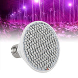 24W 200-LED Plant Grow Light E27 Hydroponic Flower Veg Growing Lamps 85~265V - Rear View