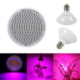 24W 200-LED Plant Grow Light E27 Hydroponic Flower Veg Growing Lamps 85~265V