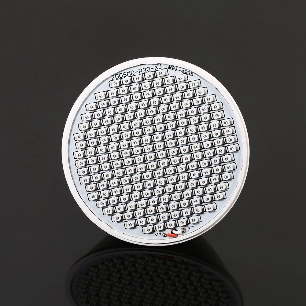 24W 200-LED Plant Grow Light E27 Hydroponic Flower Veg Growing Lamps 85~265V