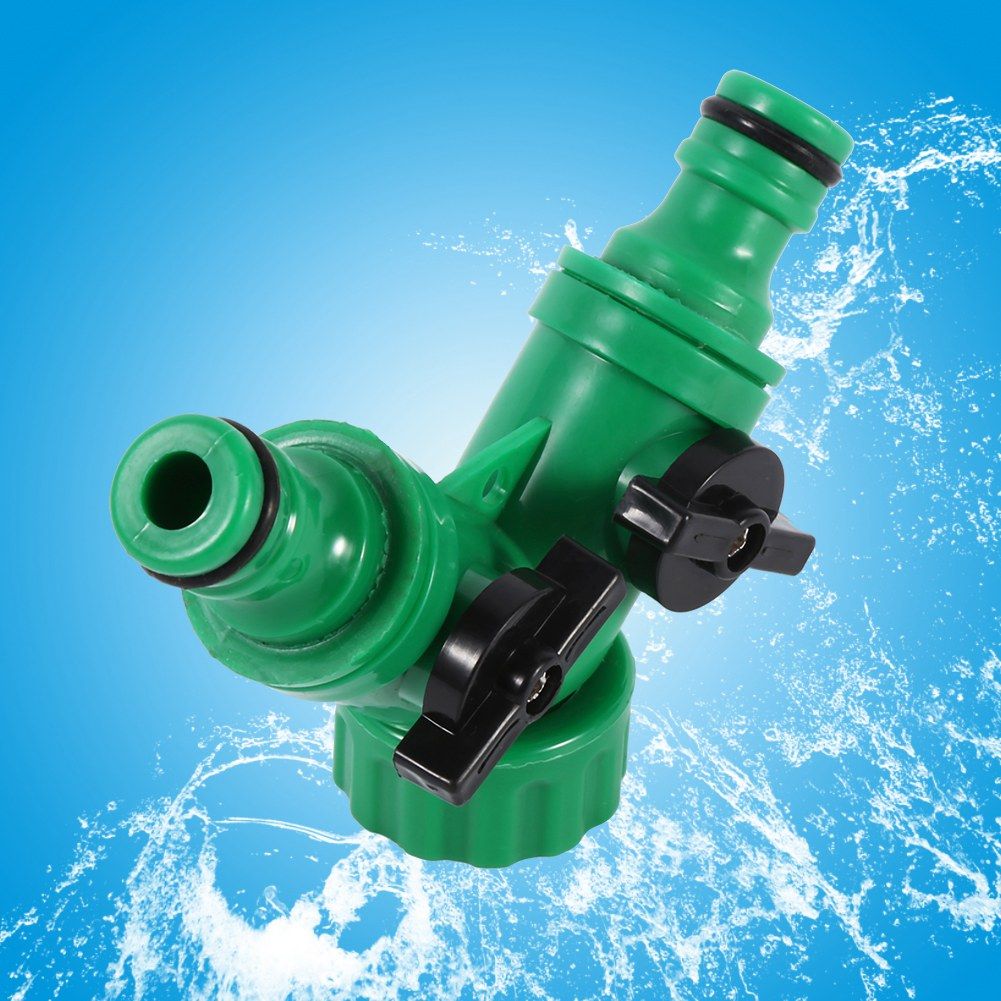 1Pcs 3‑Way Adapter Y Connector Adaptor Switch Garden Watering Drip Irrigation Hose Pipe 3/4"