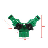 1Pcs 3‑Way Adapter Y Connector Adaptor Switch Garden Watering Drip Irrigation Hose Pipe 3/4"