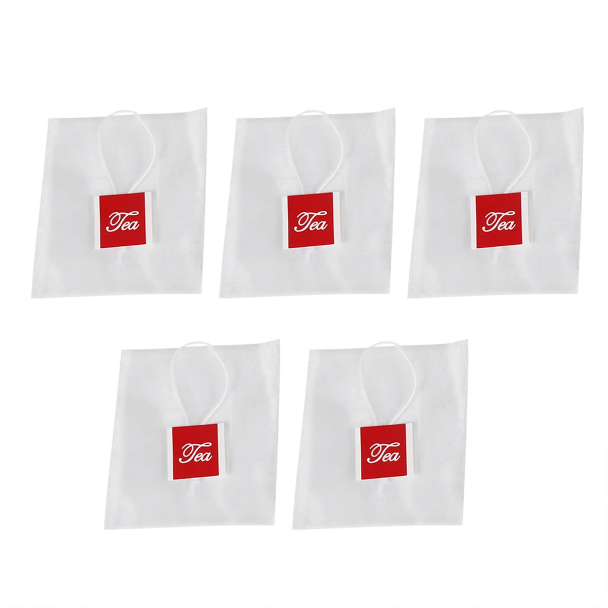 100Pcs New Style Nylon Empty Tea Infuser Herb Spice Filter Strainer Bags With String Household