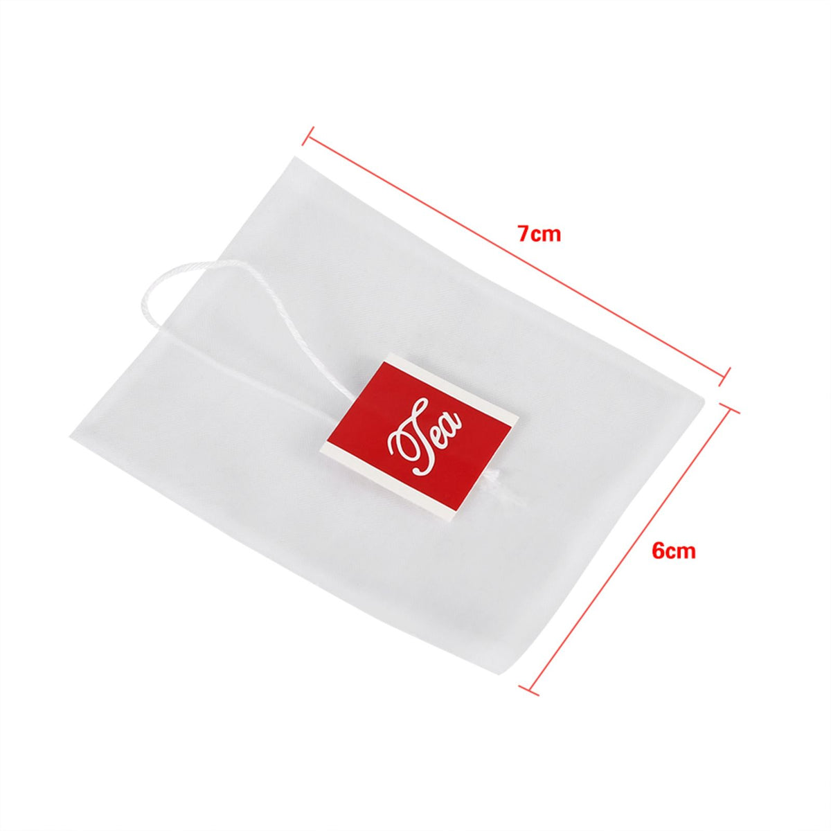 100Pcs New Style Nylon Empty Tea Infuser Herb Spice Filter Strainer Bags With String Household