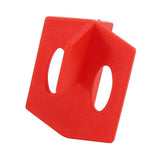 50Pcs 1/16'' Tile Leveling System Red 3 Side Spacer Cross And T Shape Ceramic Floor Wall Tools - Top-Down View