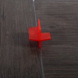 50Pcs 1/16'' Tile Leveling System Red 3 Side Spacer Cross And T Shape Ceramic Floor Wall Tools