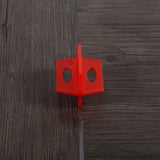 50Pcs 1/16'' Tile Leveling System Red 3 Side Spacer Cross And T Shape Ceramic Floor Wall Tools