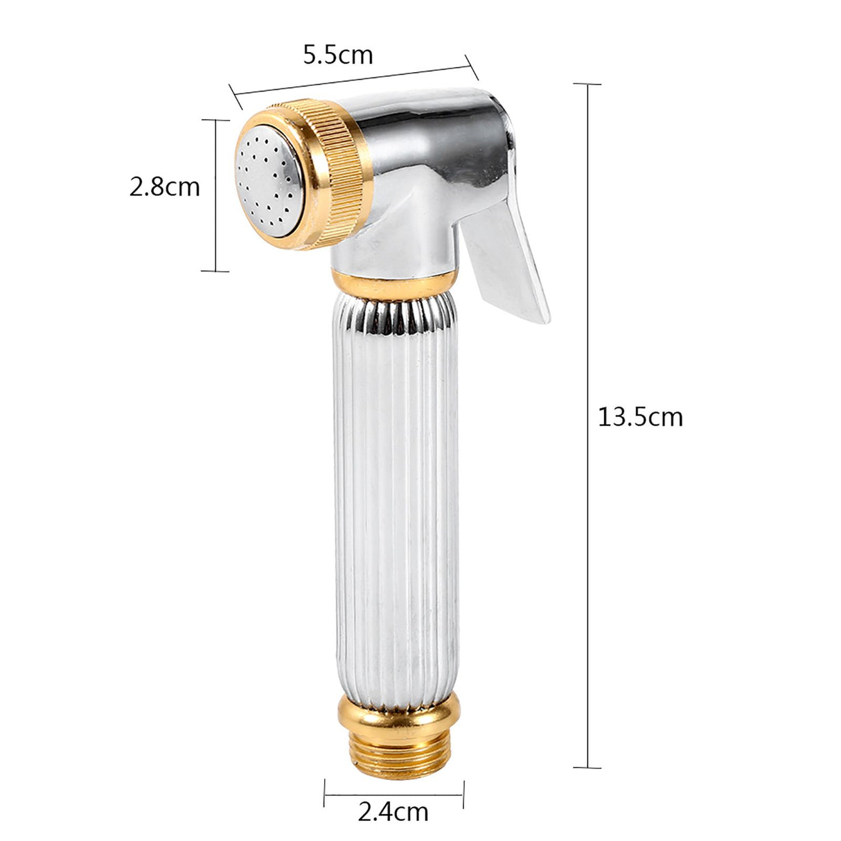 Bathroom Brass Bidet Hand Held Sprayer Toilet Spray Shower Head Nozzle Sprinkler