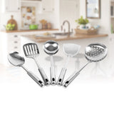 5Pcs Multi functional Kitchen Utensil Set Stainless Steel Spoons Shovel Spatula Cooking Tools