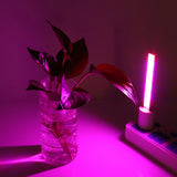 5V 14LED 2.5W USB Grow Light Indoor Flowering Vegs Potted Plants Growth Lamp (14LED 12cm) - Close-Up Angle