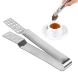 Stainless Steel Kitchen Clamp Tong Tea Bag Tong Food Clamp Cooking Tool - Extra Image