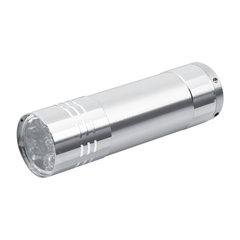 Battery Operated Bright Cool LED Light Poultry Egg Candler Tester Lamp Incubator (Silver)