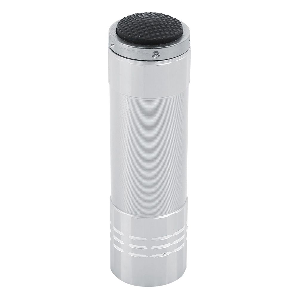 Battery Operated Bright Cool LED Light Poultry Egg Candler Tester Lamp Incubator (Silver)