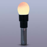 Battery Operated Bright Cool LED Light Poultry Egg Candler Tester Lamp Incubator (Silver)