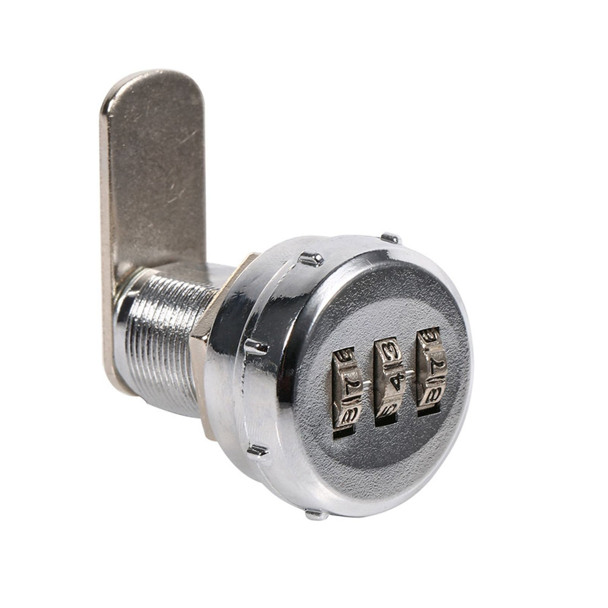3 Digit Code Combination Cam Cabinet Silver Stainless Steel Convenient Password Security Coded Lock #2