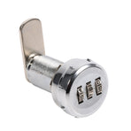 3 Digit Code Combination Cam Cabinet Silver Stainless Steel Convenient Password Security Coded Lock #3, image 2