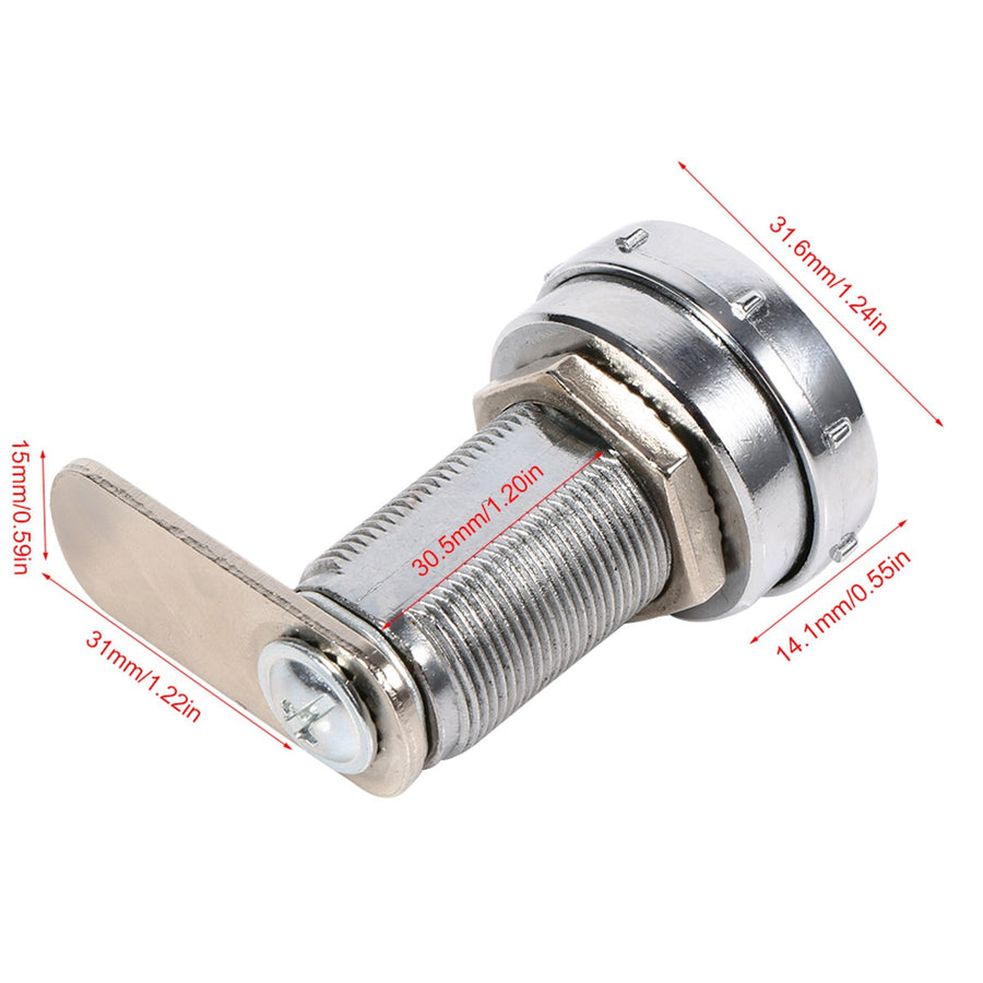 3 Digit Code Combination Cam Cabinet Silver Stainless Steel Convenient Password Security Coded Lock #3, image 4