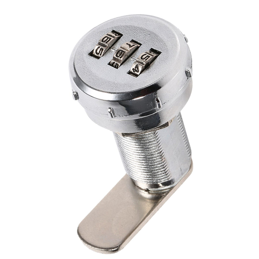 3 Digit Code Combination Cam Cabinet Silver Stainless Steel Convenient Password Security Coded Lock #3, image 7