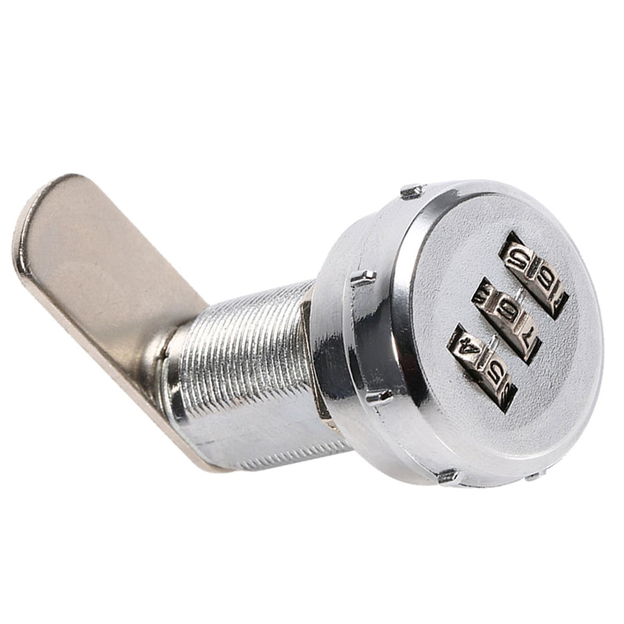 3 Digit Code Combination Cam Cabinet Silver Stainless Steel Convenient Password Security Coded Lock #3, image 10