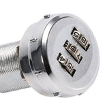 3 Digit Code Combination Cam Cabinet Silver Stainless Steel Convenient Password Security Coded Lock #3