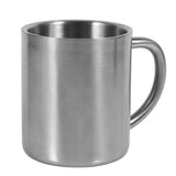 Portable Student Stainless Steel Double Wall Mug Travel Camping Coffee Tea Milk Cup Durable - Front View