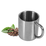 Portable Student Stainless Steel Double Wall Mug Travel Camping Coffee Tea Milk Cup Durable - Extra Image
