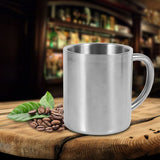 Portable Student Stainless Steel Double Wall Mug Travel Camping Coffee Tea Milk Cup Durable