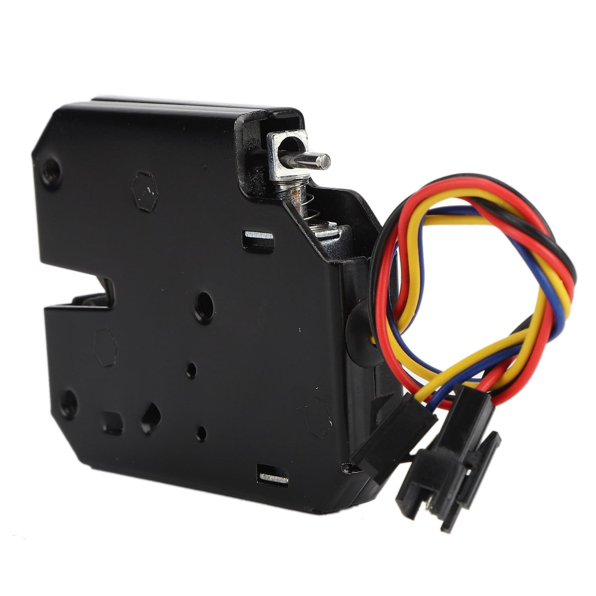DC 12V 2A Electromagnetic Electric Control Cabinet Drawer Lockers Lock Steel Black
