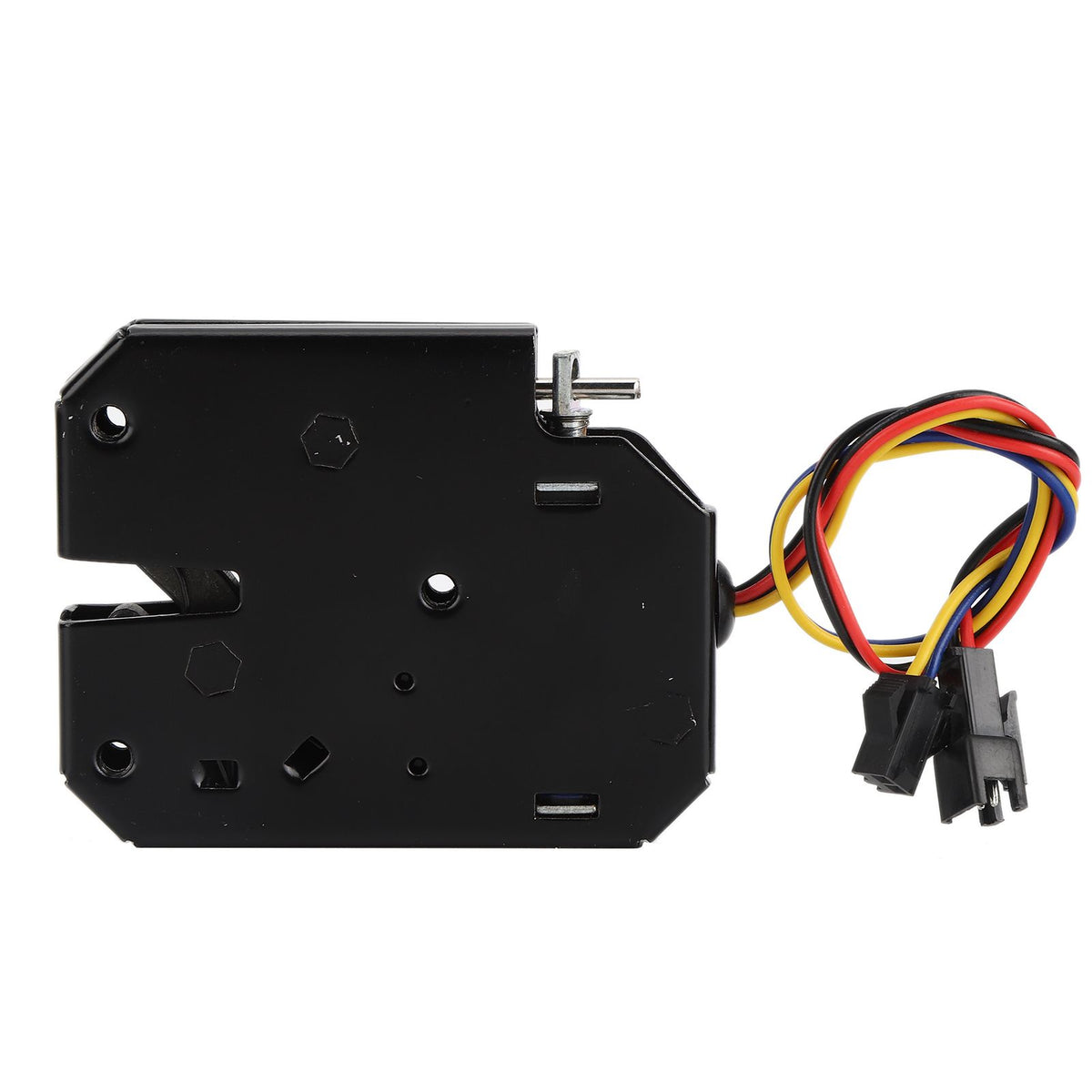 DC 12V 2A Electromagnetic Electric Control Cabinet Drawer Lockers Lock Steel Black