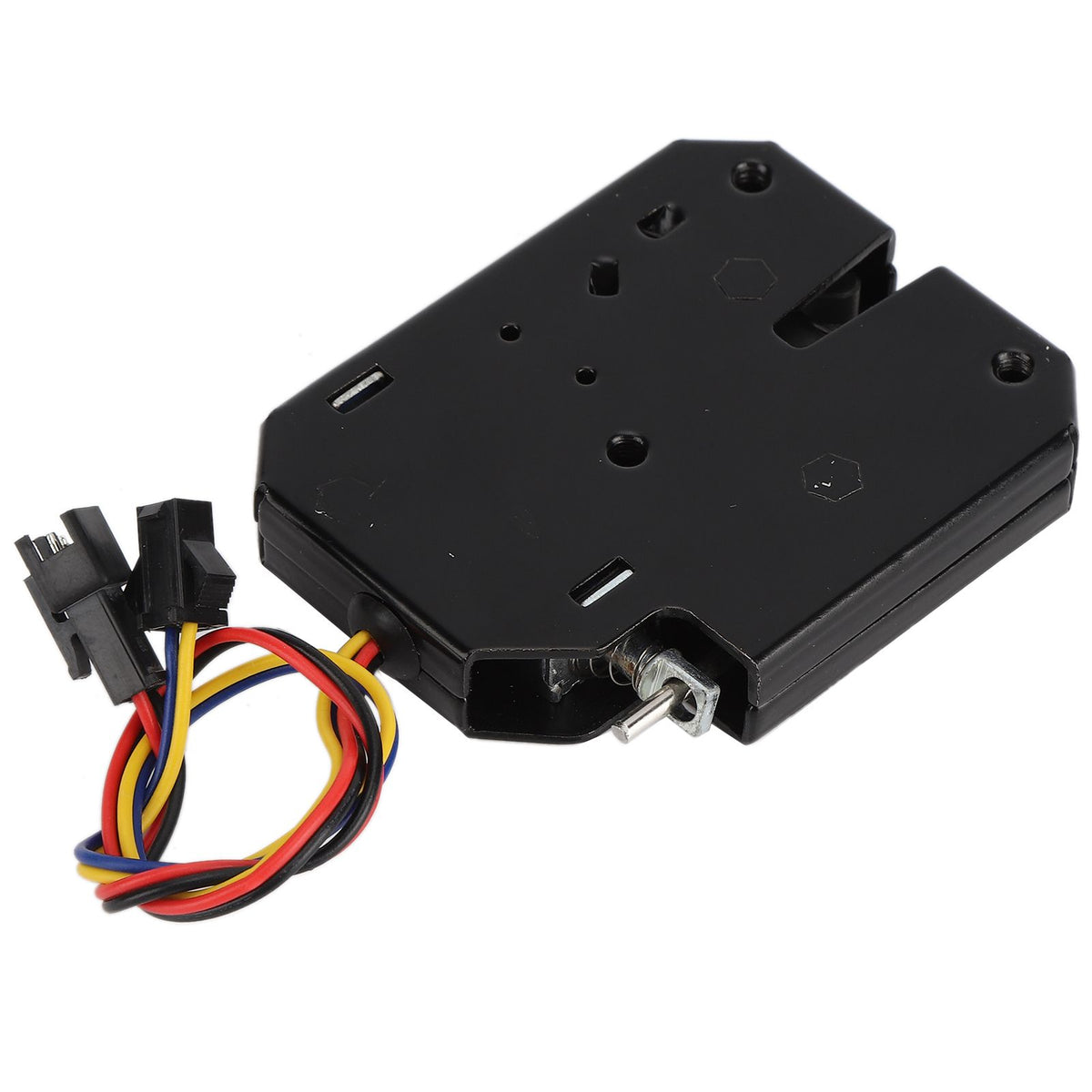 DC 12V 2A Electromagnetic Electric Control Cabinet Drawer Lockers Lock Steel Black
