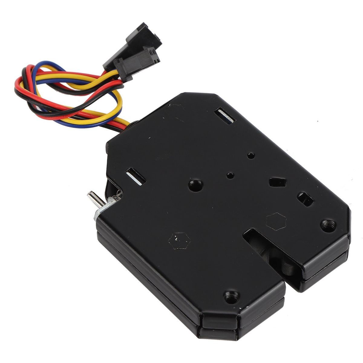 DC 12V 2A Electromagnetic Electric Control Cabinet Drawer Lockers Lock Steel Black