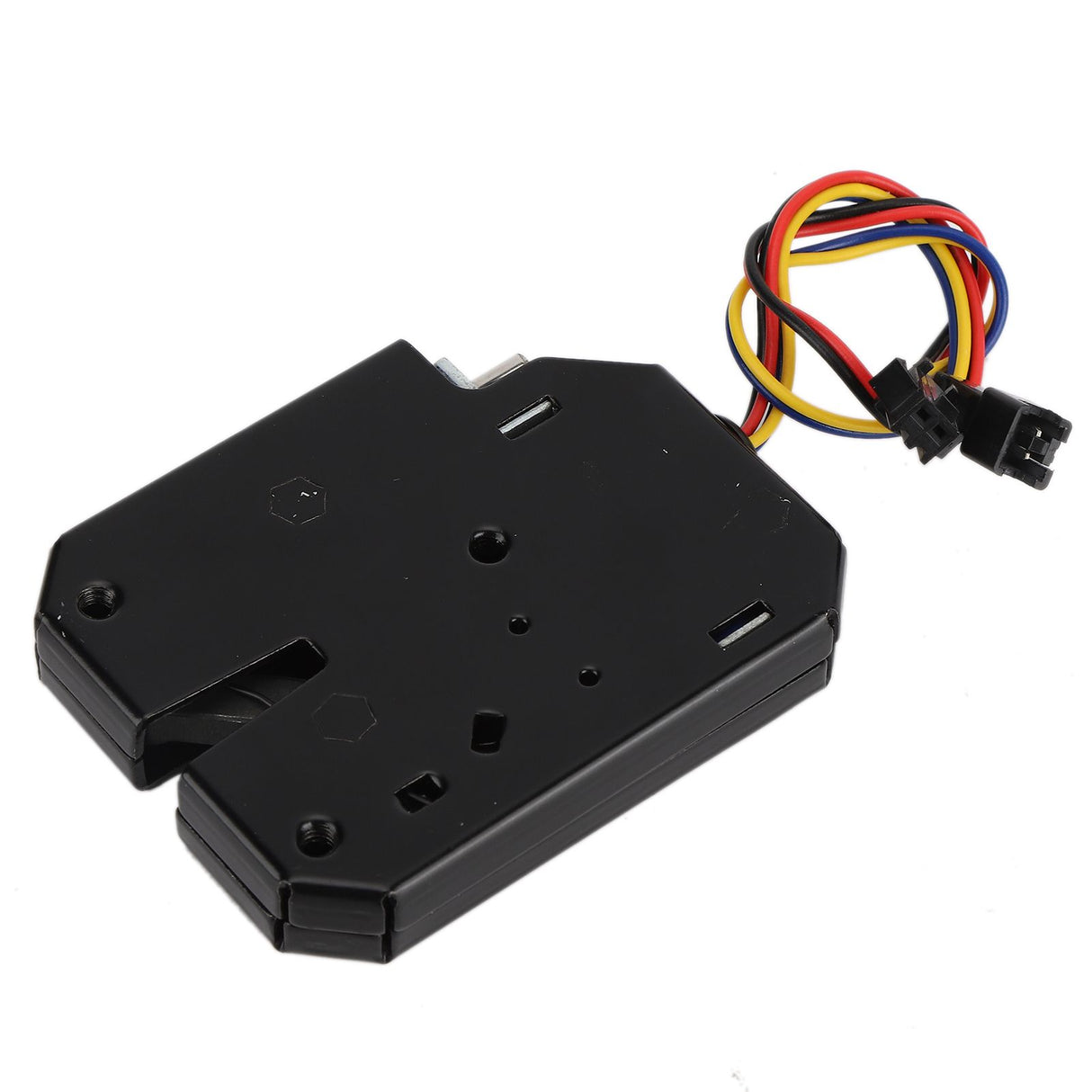DC 12V 2A Electromagnetic Electric Control Cabinet Drawer Lockers Lock Steel Black
