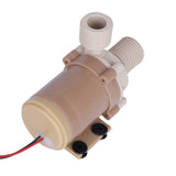 Quiet Solar Brushless Motor Water Circulation Pump Hot Submersible Pump DC 12V - 45-Degree Angle