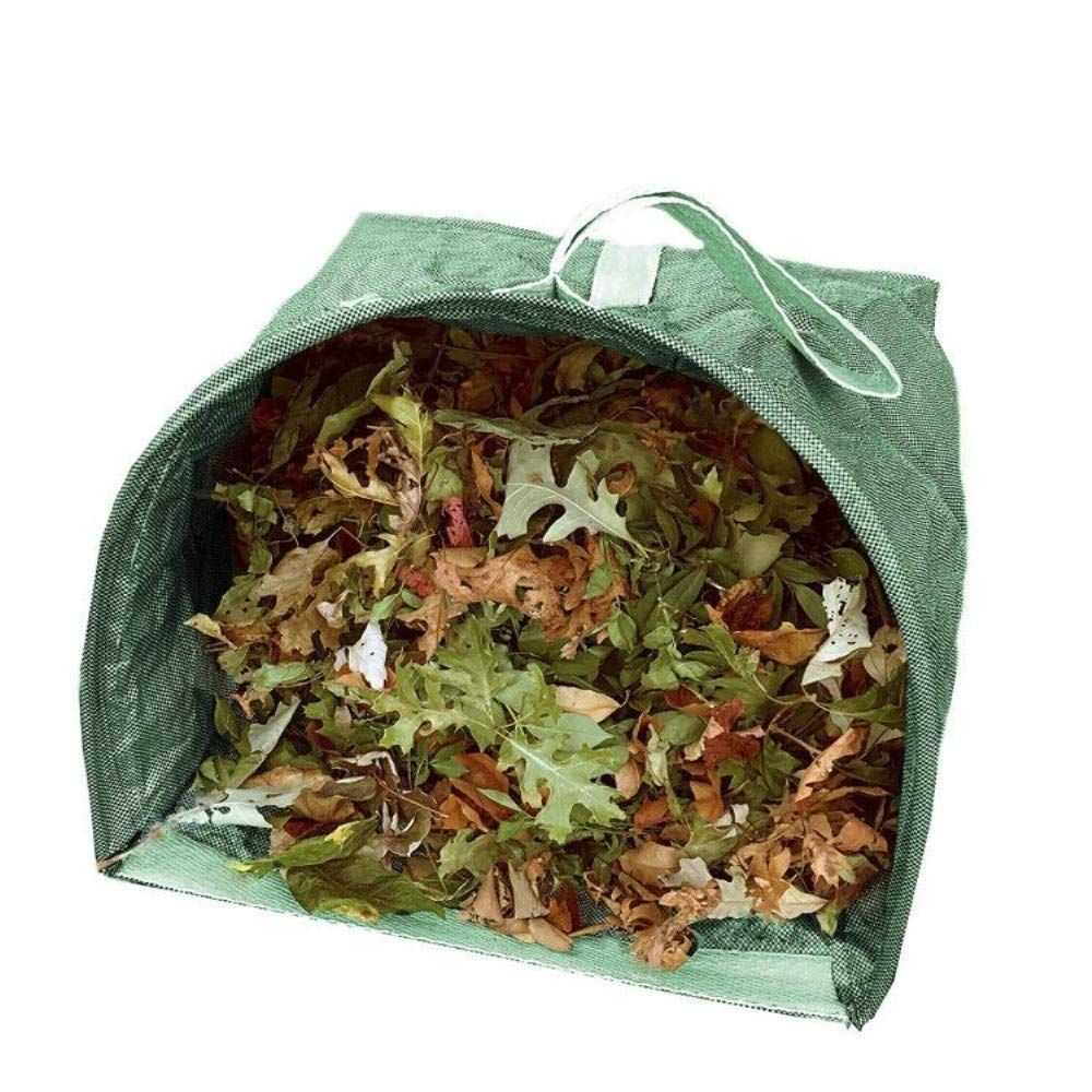 Reusable Garden Waste Bag Reuseable Heavy Duty Gardening Bag Lawn Pool Garden Leaf Waste Bag 58x58x2cm
